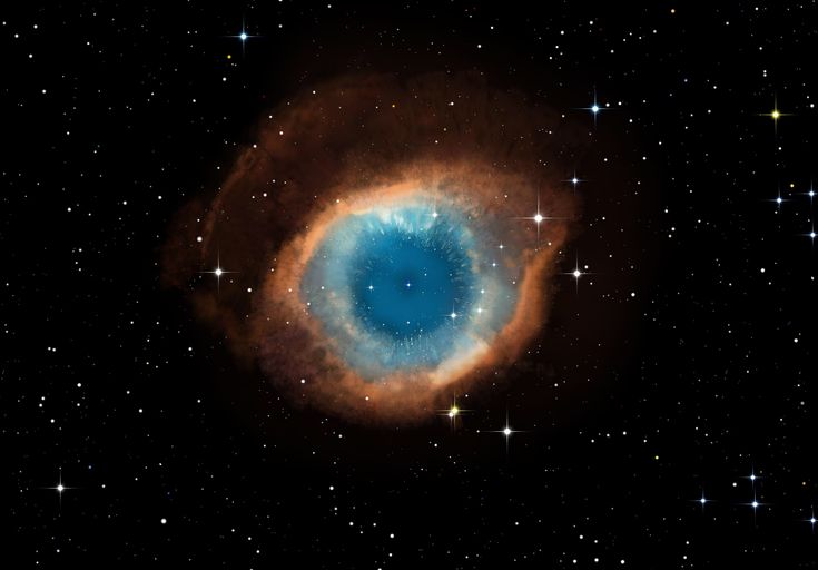 Спираль Helix Nebula как «глаз Бога»