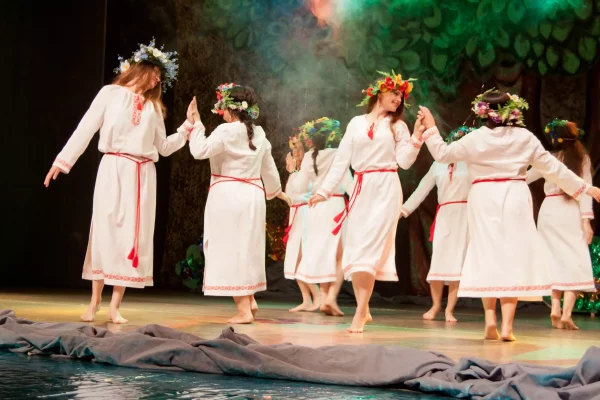 Dance on Ivan Kupala. School concert. 2013